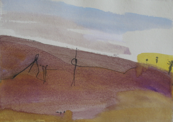 Encres sur papier 2008 42,5x 30 cm 