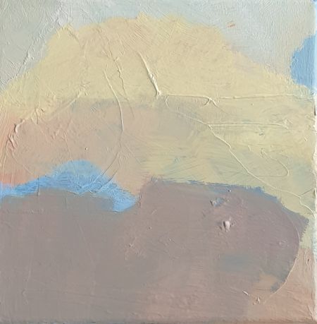 Huile sur toile 2026 20 x 20 cm S&eacute;rie Kairos II
