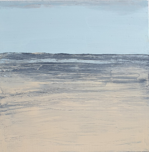Acrylique sur toile 2023 40 x 40 cm Série Gravité céleste