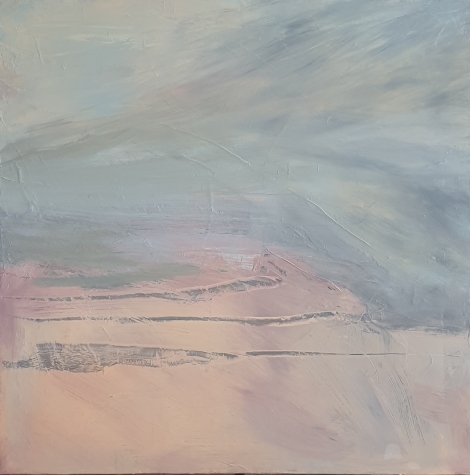 Huile sur toile 2026 60 x 60 cm S&eacute;rie Kairos 