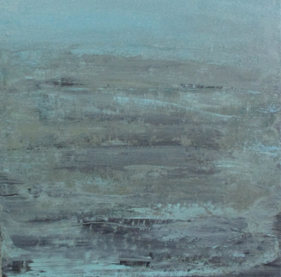 Techniques diverses sur toile 2020 35 x 35 cm Coupe III