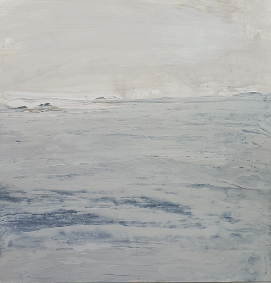 Acrylique sur papier 2021 30 x 30 cm Série Poussière