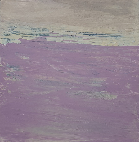 Acrylique sur papier 2021 30 x 30 cm Série Poussière