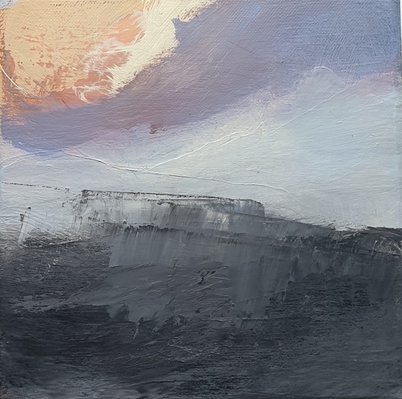 Acrylique sur toile
 2025
 20 x 20 cm
 De caelum 
