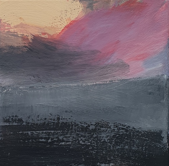 Acrylique sur toile
 2025
 20 x 20 cm
 De caelum 
