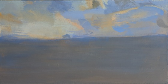 Acrylique sur toile
 2025
 40 x 80 cm
 De caelum 

