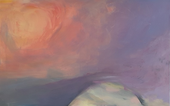 Acrylique sur toile
 2025
 90 x 140 cm
 De caelum 
